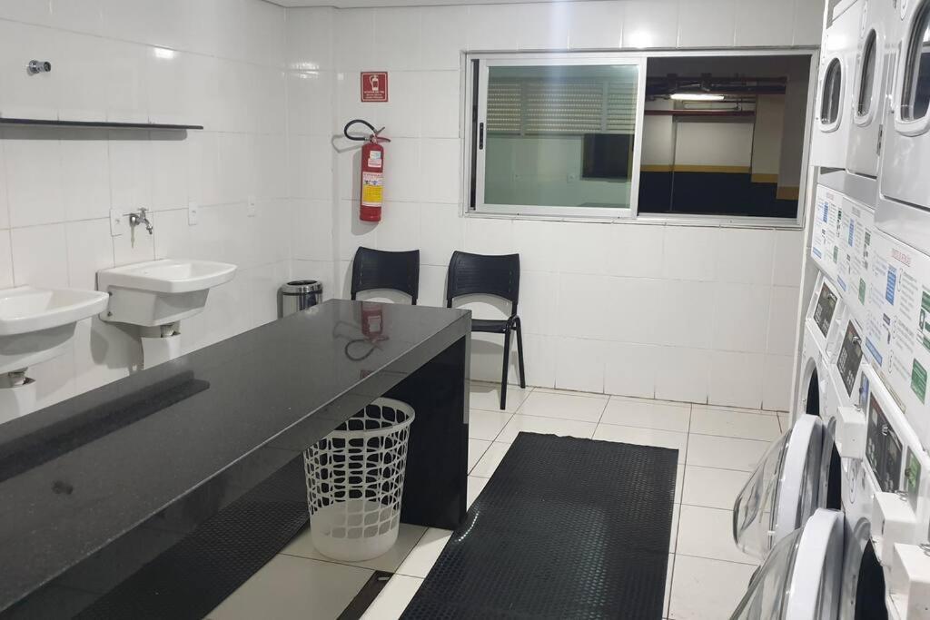 Apartamento Com Piscina Em Aguas Claras-Df Brasilia Bagian luar foto