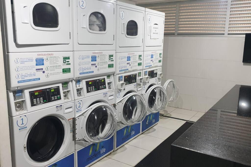 Apartamento Com Piscina Em Aguas Claras-Df Brasilia Bagian luar foto