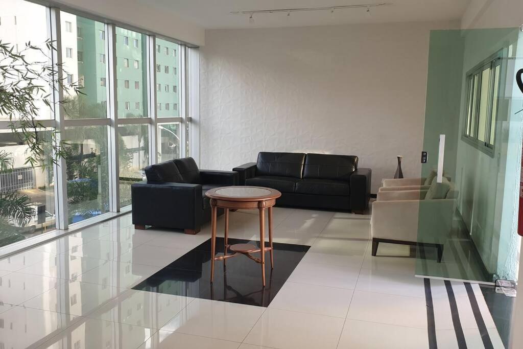 Apartamento Com Piscina Em Aguas Claras-Df Brasilia Bagian luar foto